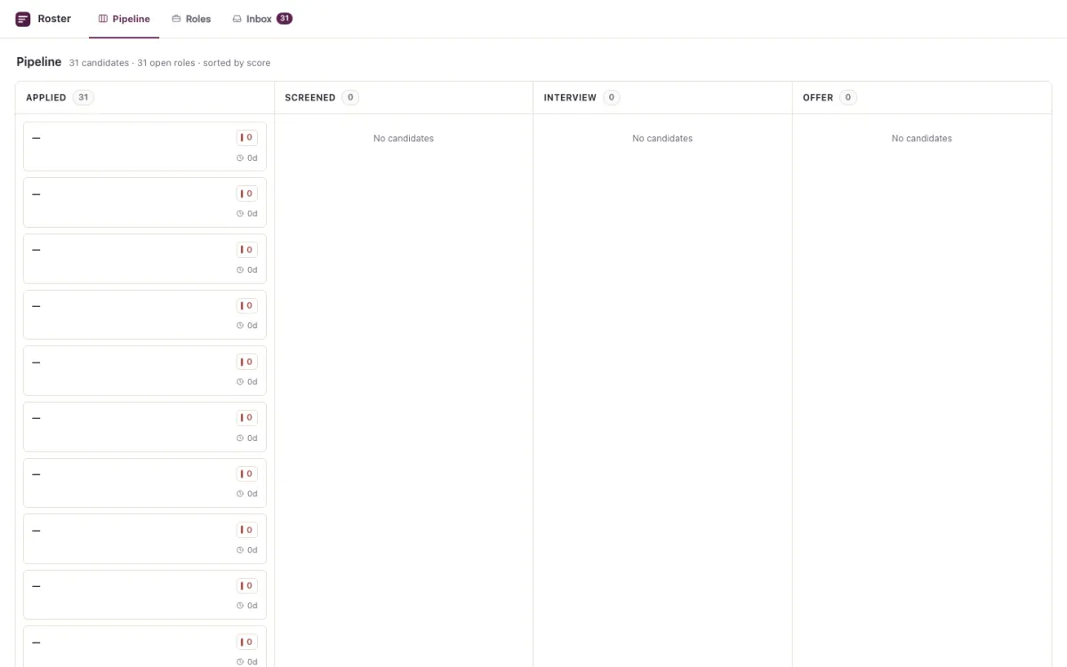 Roster — a Cosoul app