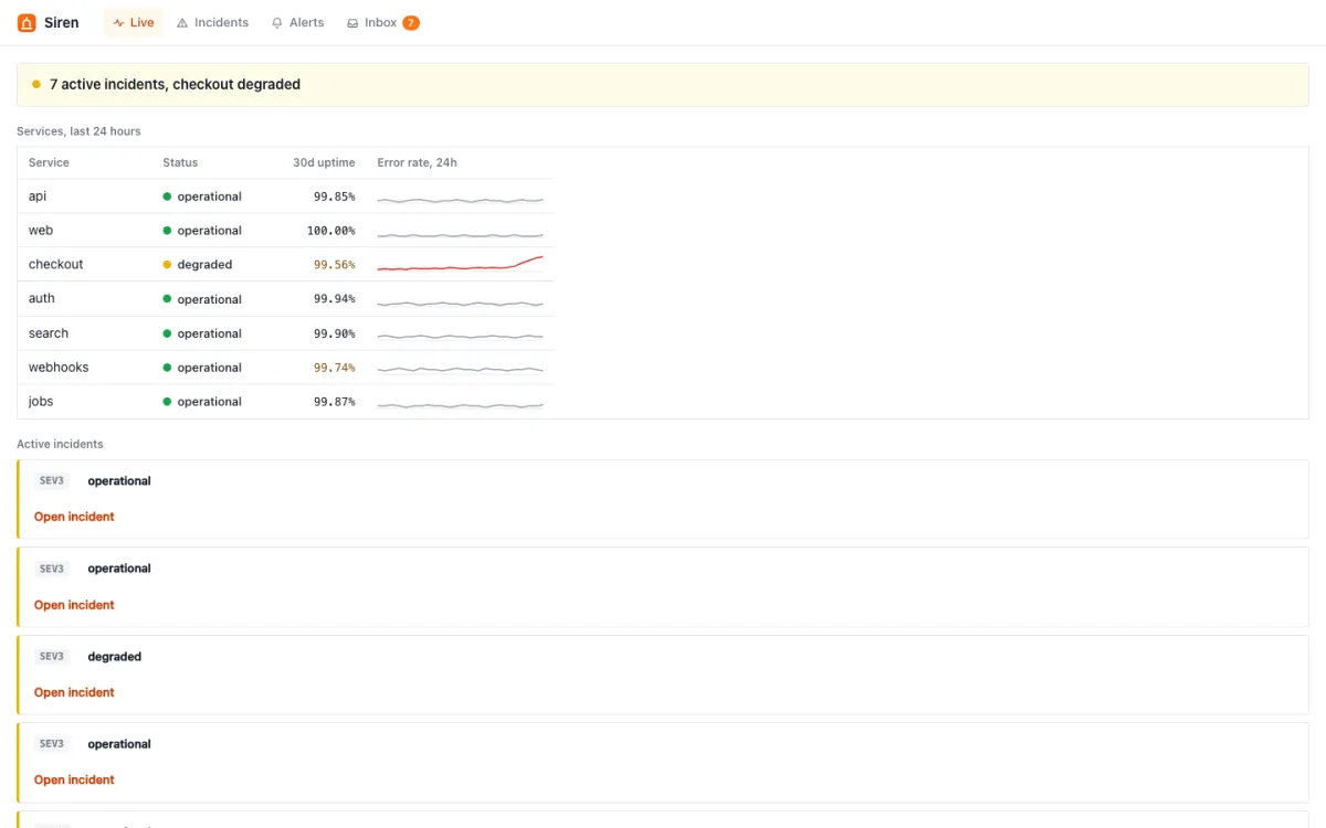 Siren — a Cosoul app